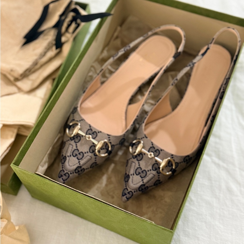 Gucci Women's slingback pump with Horsebit